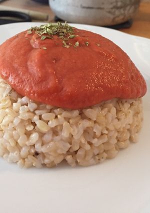 Una foto de Salsa tomato, sin tomate