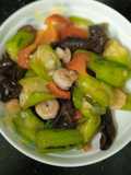 Tumis Oyong Udang