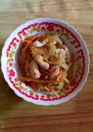 Foto resep Tumis Labu Siam, Wortel, dan Tahu
