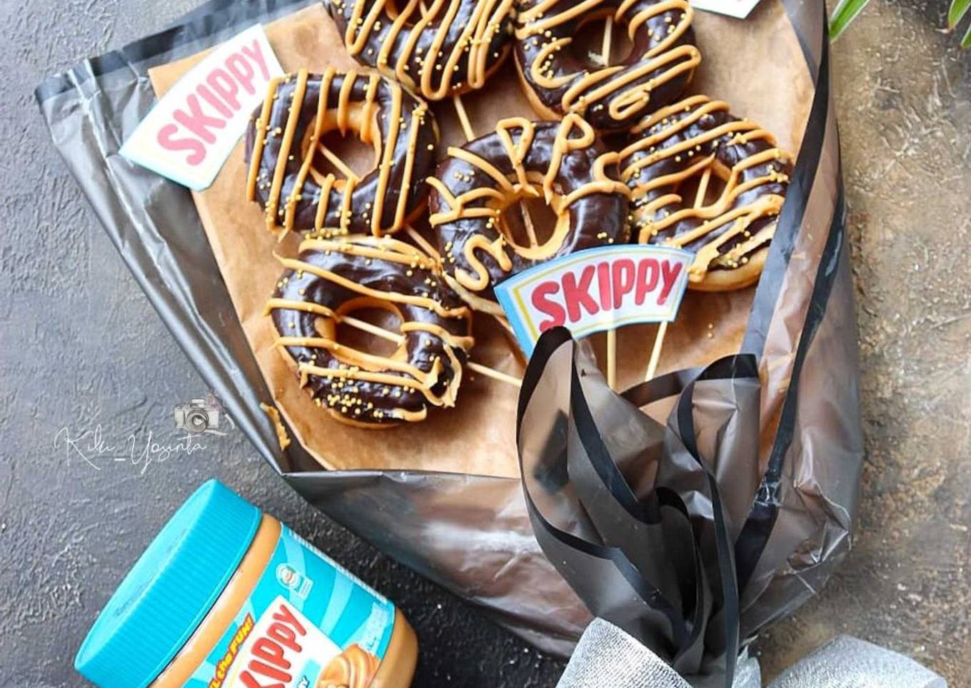 Donat Peanut Butter Gluten Free Bouquet