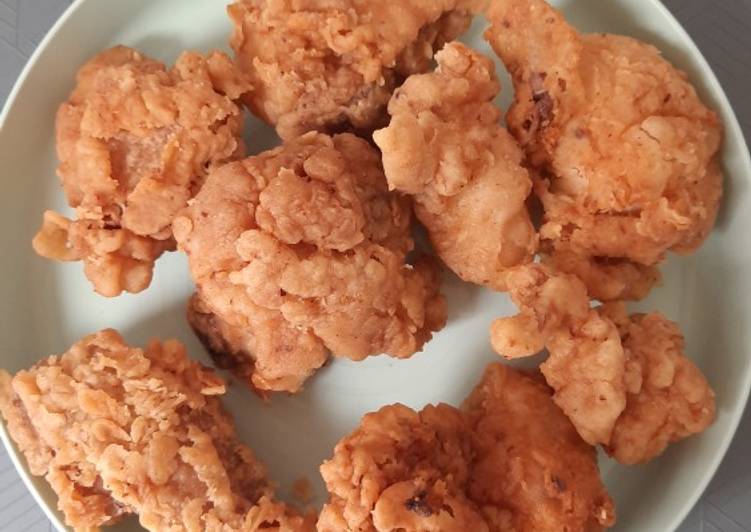 Bagaimana Membuat Fried Chicken (ayam Goreng Tepung), Lezat Sekali