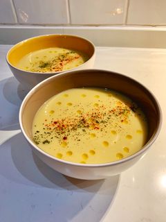 Una foto de Crema de Puerros
