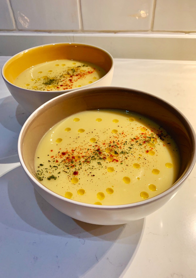 Una foto de Crema de Puerros