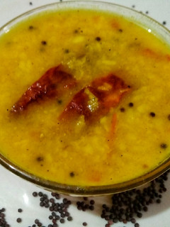 A picture of Goan style dal.