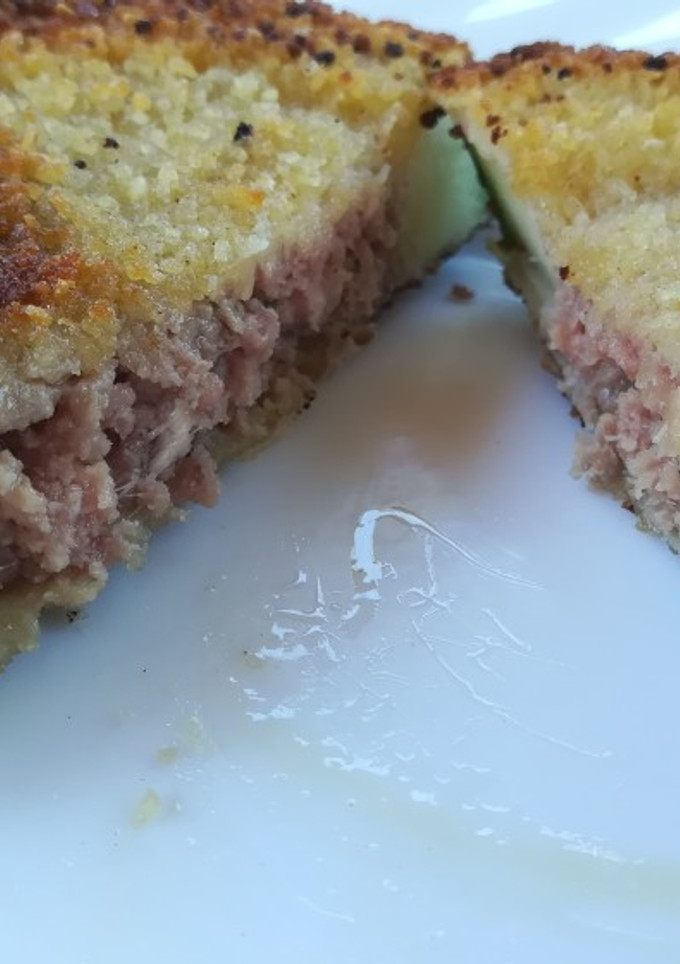 Una foto de Calabacín relleno