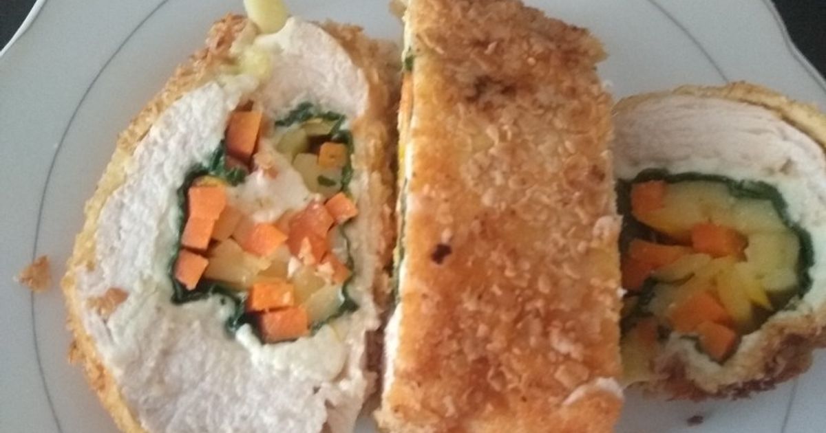 Pechuga Rellena Receta de Angelica 🐼- Cookpad