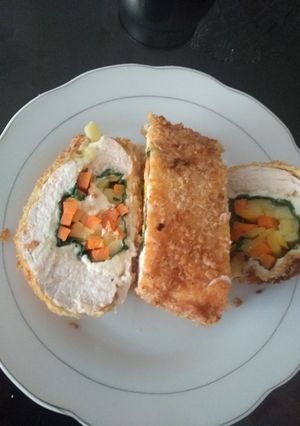 Una foto de Pechuga rellena