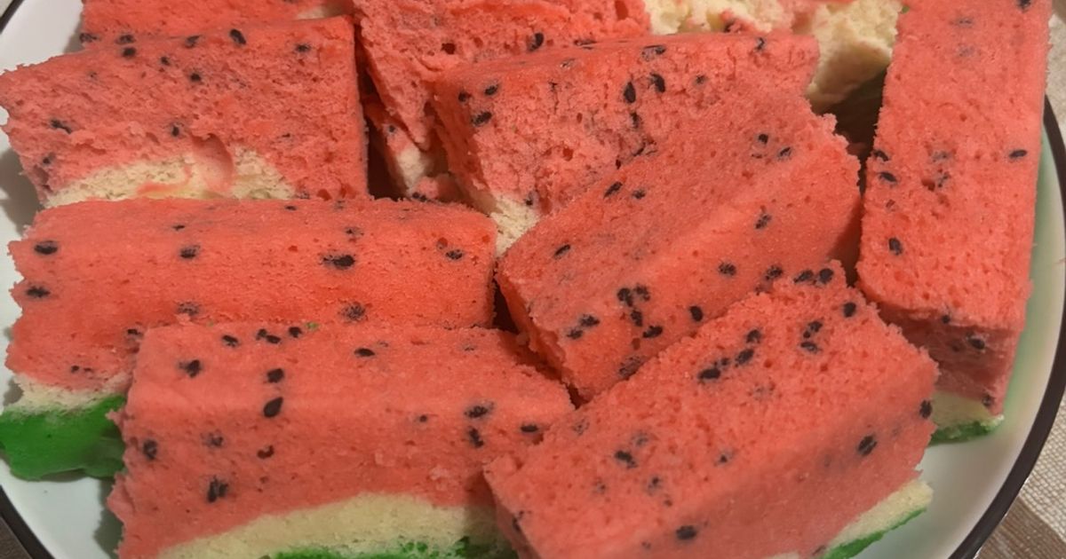 Bolu Kukus Semangka Praktis