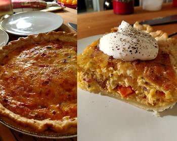 Ultimate Make Recipe Cheese and Bacon Quiche Home Style