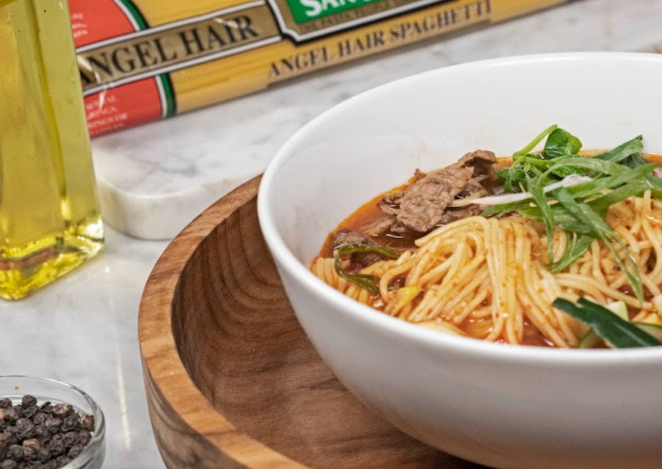 Angel Hair Beef Jjampong