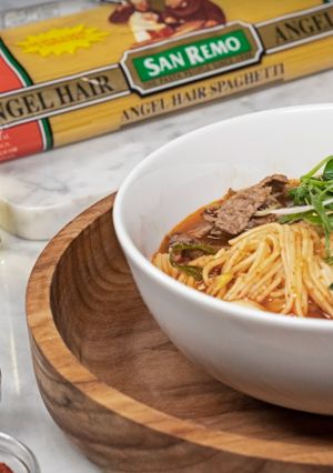 Foto resep Angel Hair Beef Jjampong