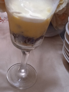 A picture of Three coloured Choco Vanilla delight.