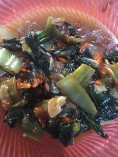 Foto resep Oseng sawi mangkok pedas