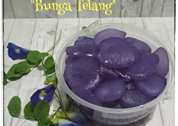 Manisan Kolang Kaling Bunga Telang