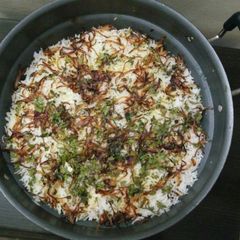 A picture of Veg biryani.