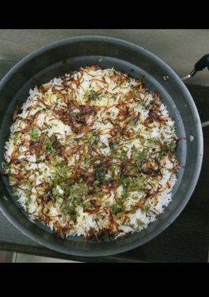 A picture of Veg biryani.