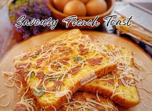 Foto resep Savoury French Toast (alias Roti Tawar Balut Telur)
