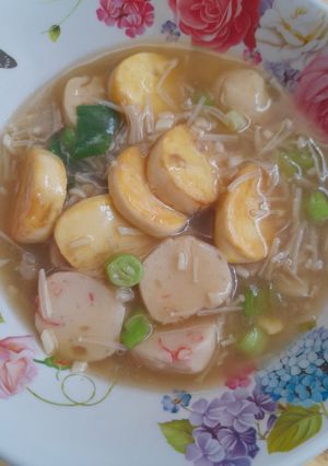 Foto resep Tofu Enoki Saus Tiram