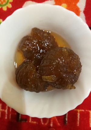 A picture of Goose berry Murabba.