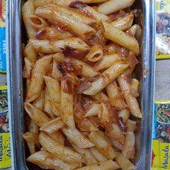A picture of Quick lunchbox pasta.