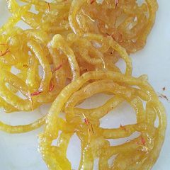 A picture of Homemade Jalebi recipe 😋.