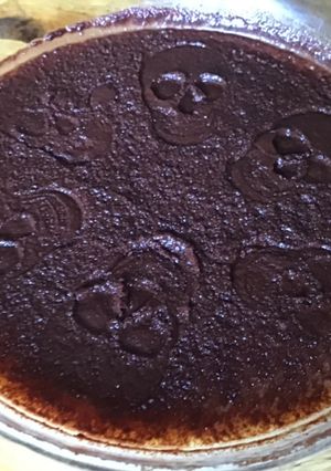 Une photo de Crèmes dessert café & chocolat « skull »