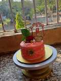 Valentine day special black forest chocolate cake