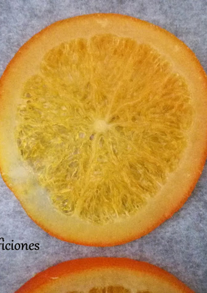 Una foto de Naranjas confitadas