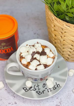 صورة لوصفة هوت جوكليت (hot chocolate)🍫😻