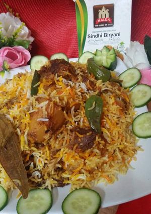 A picture of Sindhi Biryani.