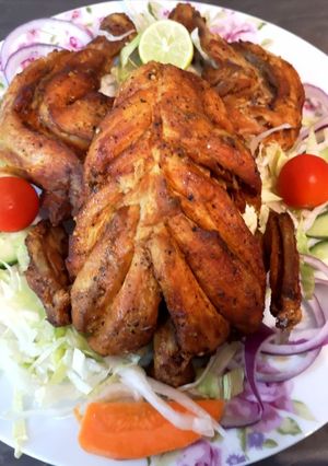 A picture of Steam Chicken (without oil).