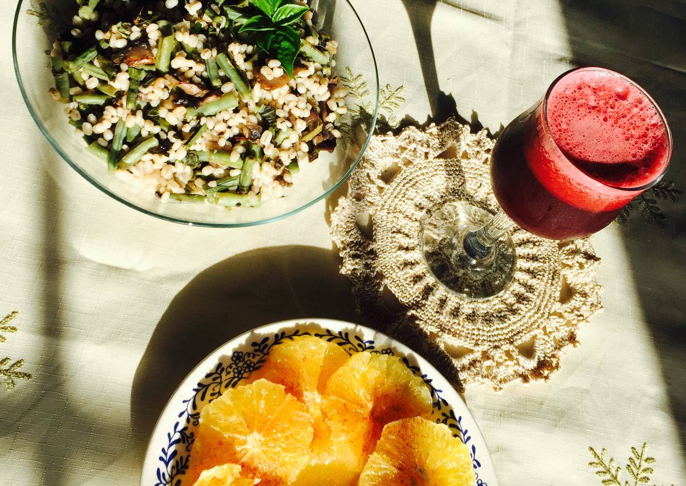 Ultimate Healthy Breakfast with Savoury Pearl Barley