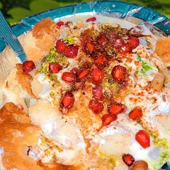 Bhale papdi chaat A picture of Bhale papdi chaat.