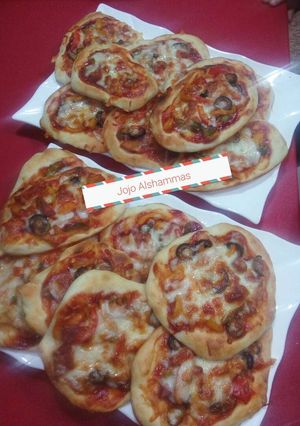 صورة لوصفة بيتزا