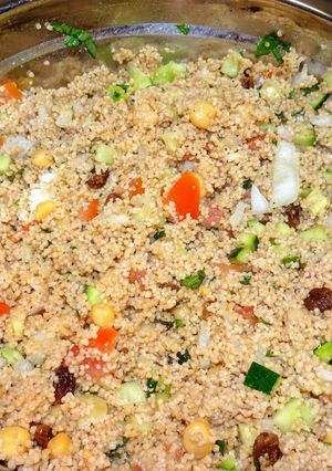 Une photo de Taboulé de petit épeautre (vegan)
