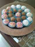 Trufas de banana y coco