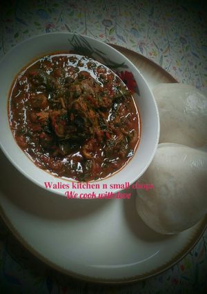 A picture of Moringa soup II.