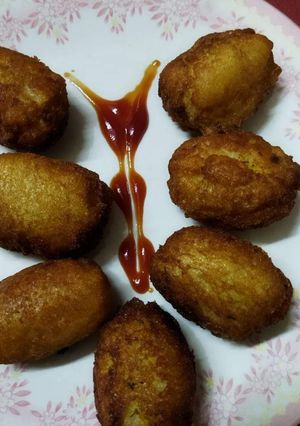 A picture of Potato cutlet.