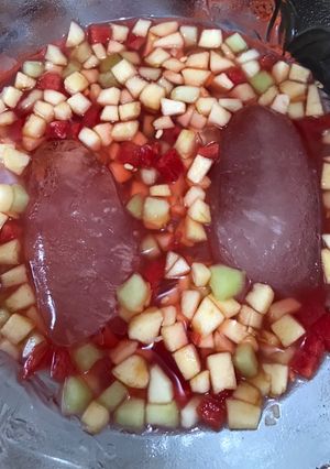 Foto resep Es Buah Warna Warni
