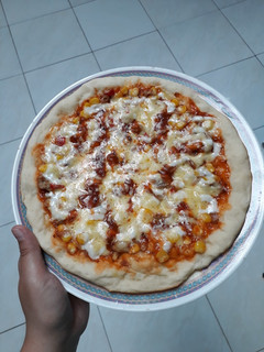 Foto resep Pizza Tuna Mushroom (Teflon)