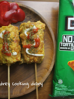 Foto resep Rice Corn Dog With Corn Chips Sangat Mengenyangkan