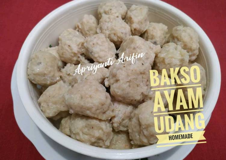  Resep  Bakso  Ayam  Udang Homemade  oleh Apriyanti Arifin 