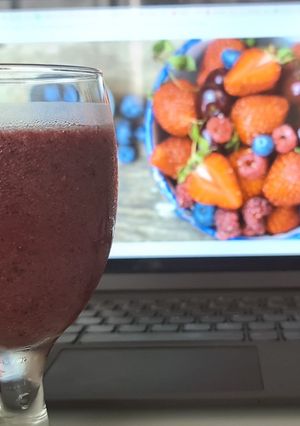 Foto resep Mix berry banana