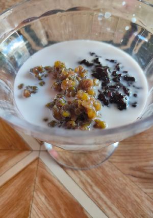 Foto resep Bubur Ketan Hitam Kacang Hijau Alavid