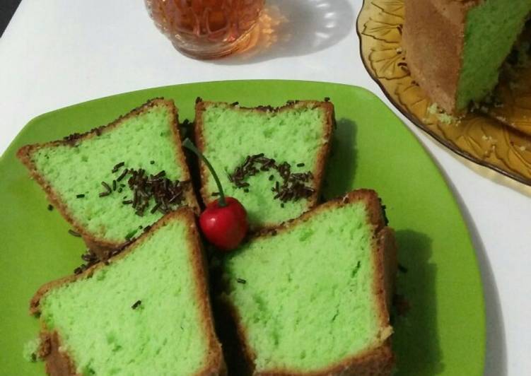 Bolu pandan sederhana