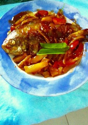 Foto resep Bawal panggang saus nenas