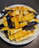 Đậu hũ kho nấm đùi gà