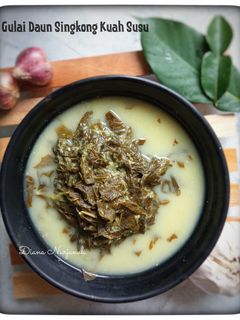 Foto resep Gulai Daun Singkong Kuah Susu