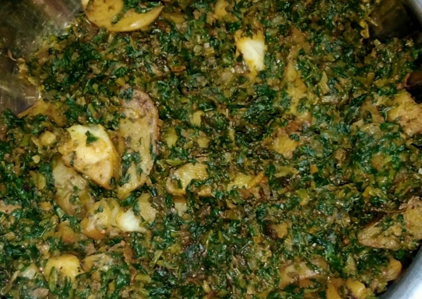 Aloo methi ki sabzi