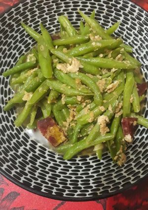 Foto resep Cah buncis telor dgan lapchiong